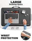 SAIJI Laptop Lap Desk, Portable Laptop Desk for Bed - Fits Up to 17" Laptops & MacBook