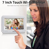 Wireless WiFi Video Doorbell Intercom System, 1080P Video Door Camera with Monitor