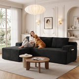 96" Sectional Couches for Living Room Cloud Couch Sofa with L-Shape