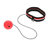Alomejor Boxing Reflex Ball with Elastic Band for Punch MMA Speed Focus Training Adult Kids Exercise Practice Fitness Set(Red Headband) Alomejor