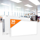 30 Pack 2x4 LED Flat Panel Light Drop Ceiling, 0-10V Dimmable