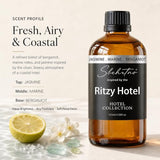 Sbehrtno Hotel Collection Diffuser Oil, Large Refill Size Coastal Hotel-Inspired Home Fragrance with Lemon, Bergamot & Sea Breeze, for Waterless Diffusers & Scent Machines(16.9 Fl Oz (Pack of 1))