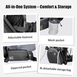 WIPHA Hiking Backpack Carrier for Toddlers, Adjustable Child Carrier with Sunshade, Lightweight Hiking Carrier for Toddlers (Black)