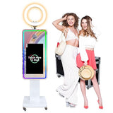Mirror Photo Booth with 21.5" Touchscreen, APP Control & Instant Printing