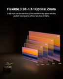 XGIMI Elfin Flip 4K Portable Projector with wifi and bluetooth, Google TV