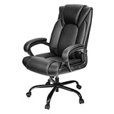 OUTFINE Office Chair Executive Office Chair Desk Chair Computer Chair with 5-Year hydrolysis-Resistant, Black