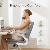 amseatec Office Chair Adjustable Desk Chair Mid Back Executive Comfortable