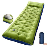 KASBAH Camping Sleeping Pad,Extra Wide 6 inch Thick Inflatable Sleeping Pads with Built-in Foot Pump and Pillow,Ultralight Camping Mat Gear for Outdoor Hiking,Camping