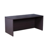 Boss Office Products 66" U-Shape Desk with 2 File Pedestals, Driftwood Finish, Thermal Fused Melamine, Scratch Resistant, Lockable Drawers, Modular Executive Home or Office Workspace Configuration