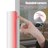 ‎Frychee Wall Corner Protector, Walls Edge Protector，Self-Adhesive Wall Corner Guards,PVC Double Side Edge Protector， Furniture Stairs Guard (2, 2.5x90cm/0.98x35.4in)