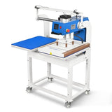 16x24 Inch Pneumatic Dual Platen Heat Press - Infrared Positioning Auto Lift Sublimation Transfer Machine with Full Touch LCD Screen
