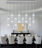 Modern Crystal Chandeliers LED Flush Mount Ceiling Chandeliers for Living Room