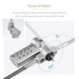 StarTech.com 25-Pack Universal Laptop Lock 6.6ft (2m), Serialized Security Cable
