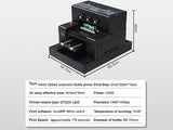 Furvveerr A4 L805 UV Printer, High Resolution 2880 x1440dpi UV Flatbed Printer