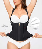 Nebility Waist Trainer for Women Corset Shapewear Tummy Control Faja Body Shaper Waist Cincher with Adjustable Strap(Black,XXX-Large)