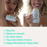Hume Supernatural Probiotic Roll‑On Deodorant, Aluminum‑Free & Plant‑Based, Gentle on Sensitive Skin, Quick‑Drying, Long‑Lasting Sweat & Odour Protection for Teens & Adults Desert Bloom - 2-Pack