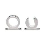 MARINE CITY Fishing Rod Storage Hanger Rack Holder, Aluminum, Strong & Durable Ideal for Boats, Vans, Cars, Marines, Hardware Accessories (Silver)