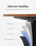 HUANUO Electric Standing Desk, 55" x 24" Height Adjustable Desk, 4 Memory Height Settings, Rustic Brown