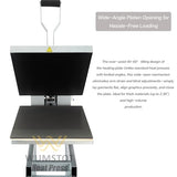 16x24 Heat Press Machine | Large Heat Press 110V 2000W with Infrared Positioning & Stand
