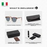 Persol PO3375S Square Shape Sunglasses With Official Eyewear Kit