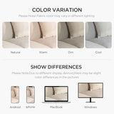 Luxury Modular Sectional Living Room Sofa Set, Modern Minimalist Style Couch with Ottoman and Chais