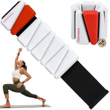 INDEPANDIA Wrist Ankle Weights for Women & Men, 2lbs Adjustable Weighted Bangles to Boost Calorie Burn & Strength, Arm & Leg Weights, White & Red
