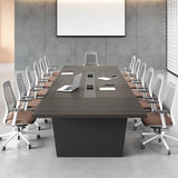 10FT Conference Table, Large Meeting Table for 10 People, Business Style Training Table