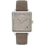 Bulova Men's Frank Lloyd Wright Limited Edition 'Ennis House' Silver Stainless Steel Watch