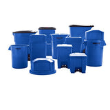 Rubbermaid Commercial Products BRUTE Rollout Trash/Garbage Can/Bin with Wheels