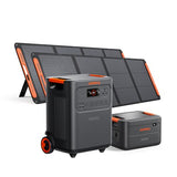 Jackery HomePower 3600 Plus Portable Power Station and Extra Battery with 2x 200W, 3600W AC Output, 7168Wh LFP Solar Generator, Expandable up to 21kWh, Essential Home Backup for Home Use, Emergencies