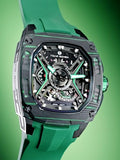 TSAR BOMBA Mens Automatic Watches Luxury Skeleton Mechanical Wristwatch for Men