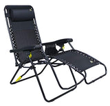 GCI Outdoor FreeForm Zero Gravity Chair, Black