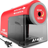 Fully Automatic Pencil Sharpener for 6.5-10.5mm No.2/Jumbo/Colored Pencils, Auto in & Out, 5 Sharpness Modes