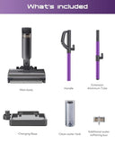 SUNSMAI Steam Mop for Floor Cleaning, Lightweight Electric Mop with Deep Steam, Self-Cleaning, NA-IX Limescale Protection, Power-Assisted Drive, 180° Lie Flat & LED Light for All Sealed Hard Floors