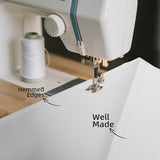 WIGENIUS 2 Pack Faux Linen White Tablecloth Rectangle 60 x 102 Inches Waterproof Table Cloths Fit 6 FT Tables - Polyester White Table Cloth for Wedding, Banquet & Party Events | Hemmed Edges