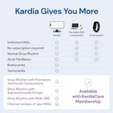 KardiaMobile 6L EKG Monitor, Medical-Grade, FDA-Cleared Heart Monitor, 6 Views of the Heart, Results in 30 Seconds, Unlimited Recordings, Works with Smartphones, HSA&FSA Eligible, Pocket-Size