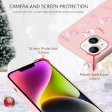 Aoldimu Christmas Tree Snowflakes Merry Christmas Snowman Phone Cases for iPhone 17e/iPhone 16e Case Shockproof Soft Silicone Protective Phone Cover Funda for iPhone 17e/iPhone 16e 6.1 Inch Purple