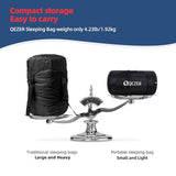 QEZER Down Sleeping Bag for Adults 620 Fill Power 0 Degree Sleeping Bag Cold Weather Ultralight with Pouch for Backpacking, Camping, Hiking