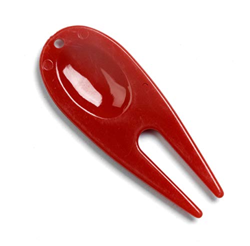 Golf Tees Etc Plastic Divot Repair Tool x 50 (Red)