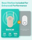 Doorbell Camera Wireless, 5MP Video Doorbell, 180°Panoramic View, No Monthly Fee, 2.4 GHz WiFi, AI Motion Detection