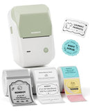 NIIMBOT B1 Label Maker Machine, Thermal Label Printer Easy to Use for Office, Home, Business, Came with 3 Roll Labels(Green)
