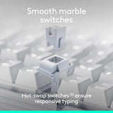Wireless Mechanical Keyboard, Customizable Keyboard with Vibration Absorbing Gasket, Backlit Keys, Bluetooth