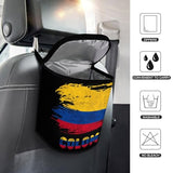 generic Colombia Flag Car Trash Can,Car Accessory Interior Garbage Can,Automobile Universal Bin Organizer