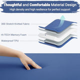 Elegear CumbreX™ Self Inflating Sleeping Pad, Built-in Electric Pump 3.15" Ultra-Thick Memory Foam Camping Mattress Pad with Pillow Double Sleeping Pad for Camping R-value 9.5 Foam Camp Pad for Travel
