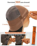 BEEOS 360 Drawstring SKINLIKE Real HD Lace Frontal Wig Human Hair