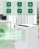 GAOMON Portable Air Conditioners, 8000 BTU Air Conditioner Portable for Room up to 350 Sq. Ft. with Remote Control, White