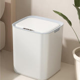 BXFIRS The ABS Smart Trash Can Automatically Opens The Lid for Home Use in The Living Room Kitchen Bedroom Garbage Bin