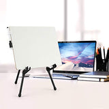 Magicfly 6 Pack Tabletop Easel, Black Steel Table Top Easels for Display, Adjustable & Portable Tripod Easel with 6 Storage Bags, for Signs, Posters, Holds 5 lbs