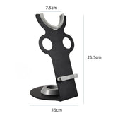 LUXCICU Hair Dryer Stand Holder,Hair Styler Storage Rack for Dyson Supersonic,Desk Heavy Alloy Steel Bracket,Power Plug Cable and Nozzle Attachments Organizer For Bathrooms,Salons,or Bedroom