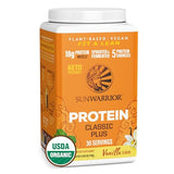 Clean Vegan Protein Powder Vanilla | Organic Protein Powder Plant Based Formula with 5 Superfood Blend Sprouted & Fermented | Non-GMO Low Carb Soy Dairy & Gluten Free (Vanilla, 30 Servings)